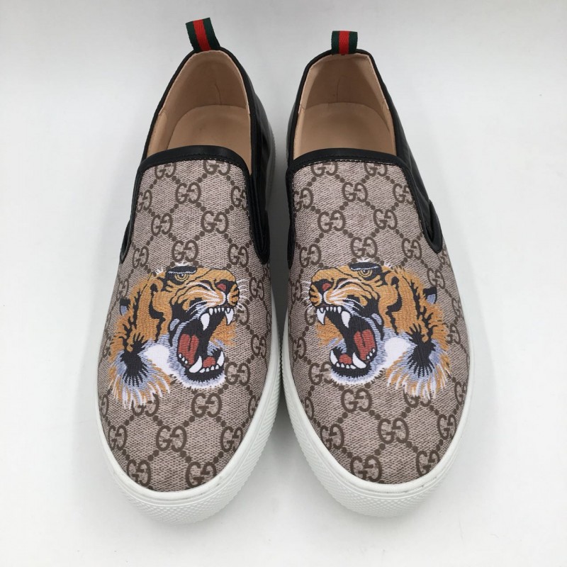 gucci loafers with lion